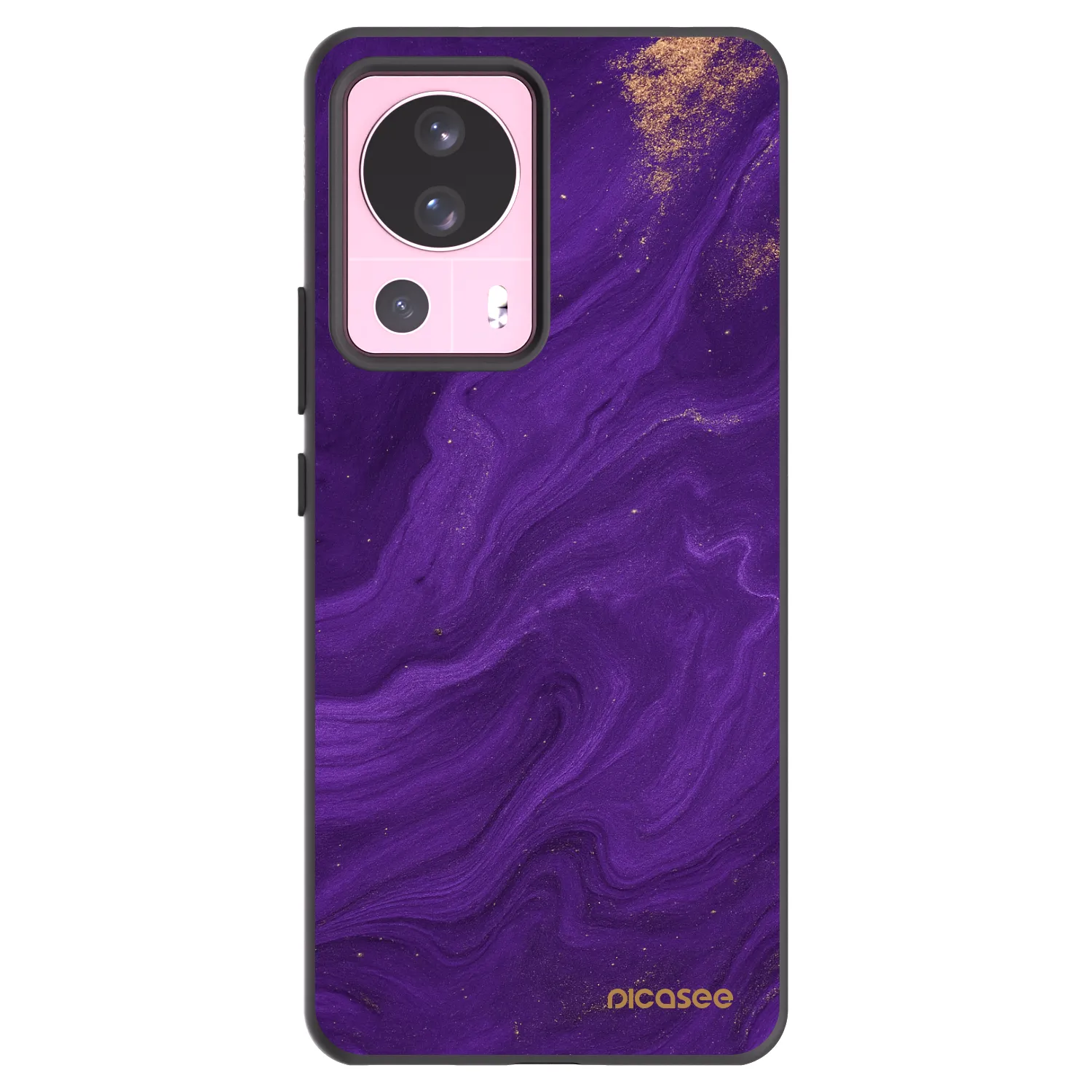 Picasee Xiaomi 13 Lite Hülle - Schwarzes Silikon - Purple
