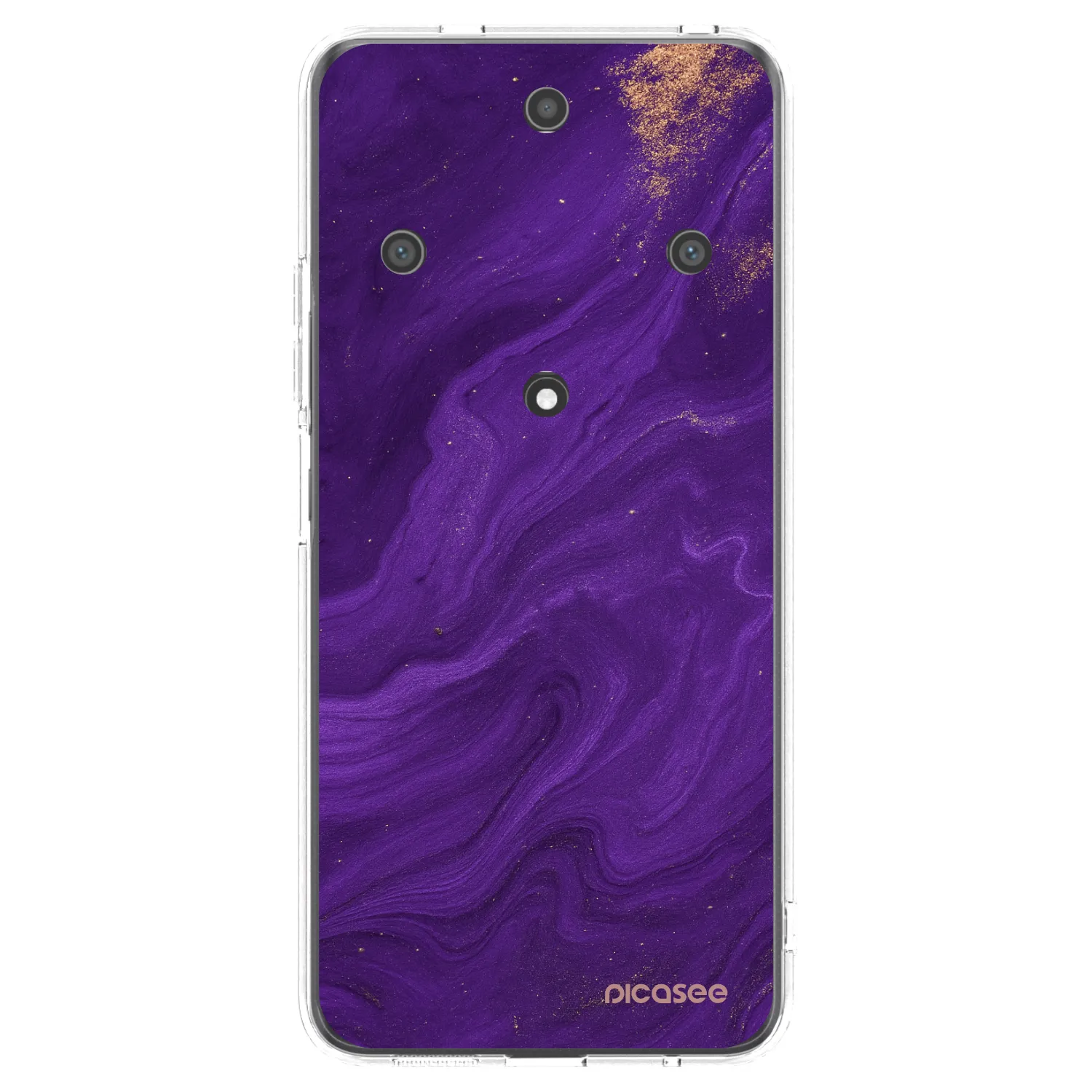 Picasee Honor Magic5 Lite 5G Hülle - Transparentes Silikon - Purple