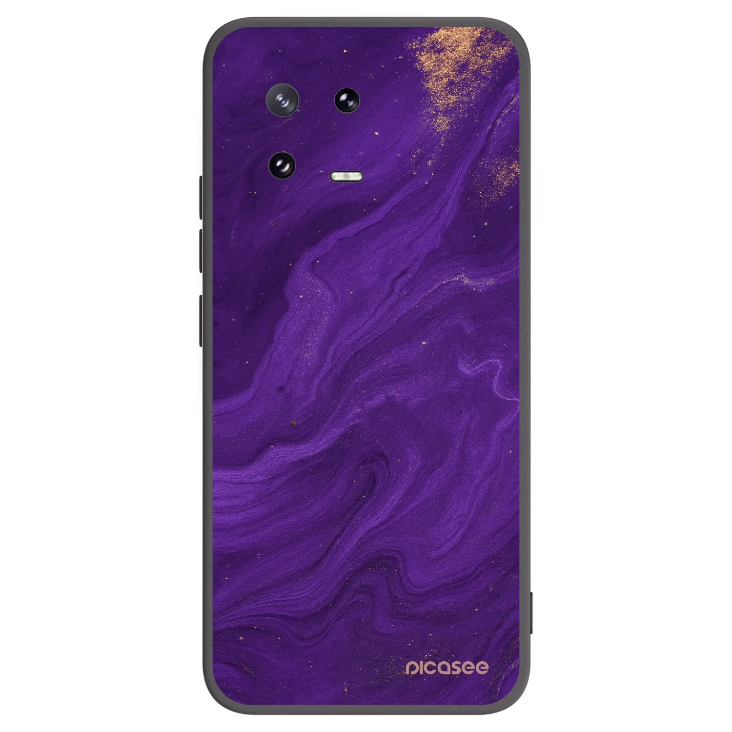 Picasee Xiaomi 13 Pro Hülle - Schwarzes Silikon - Purple