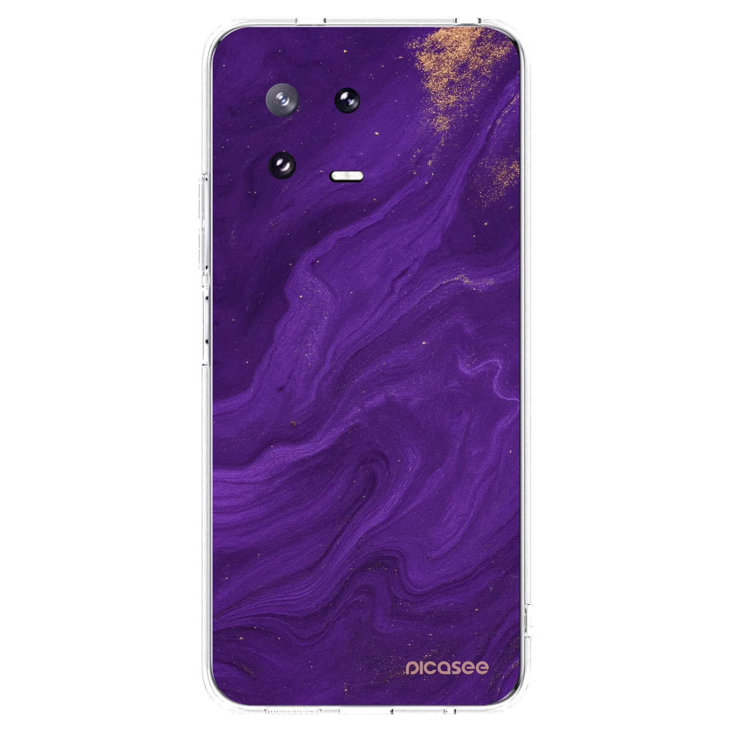 Picasee Xiaomi 13 Pro Hülle - Transparentes Silikon - Purple