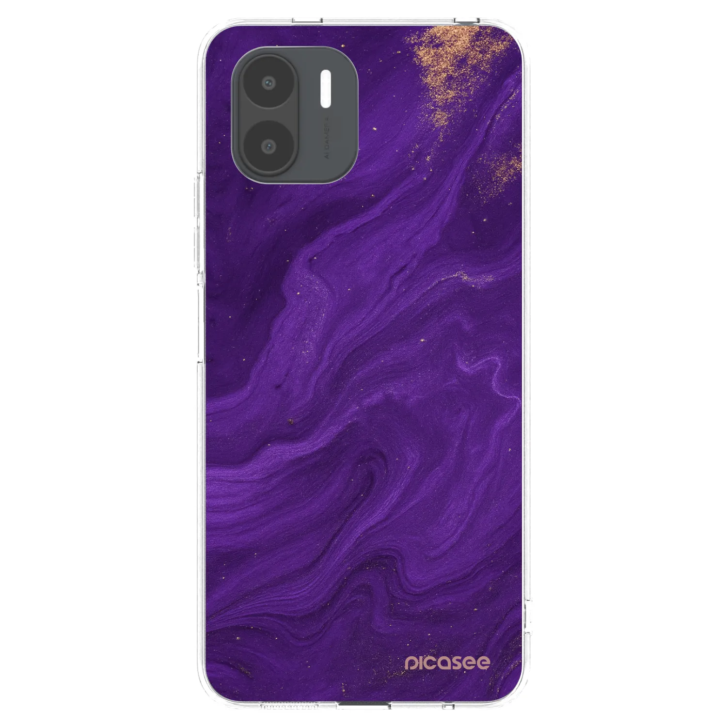 Picasee Xiaomi Redmi A2 Hülle - Transparentes Silikon - Purple