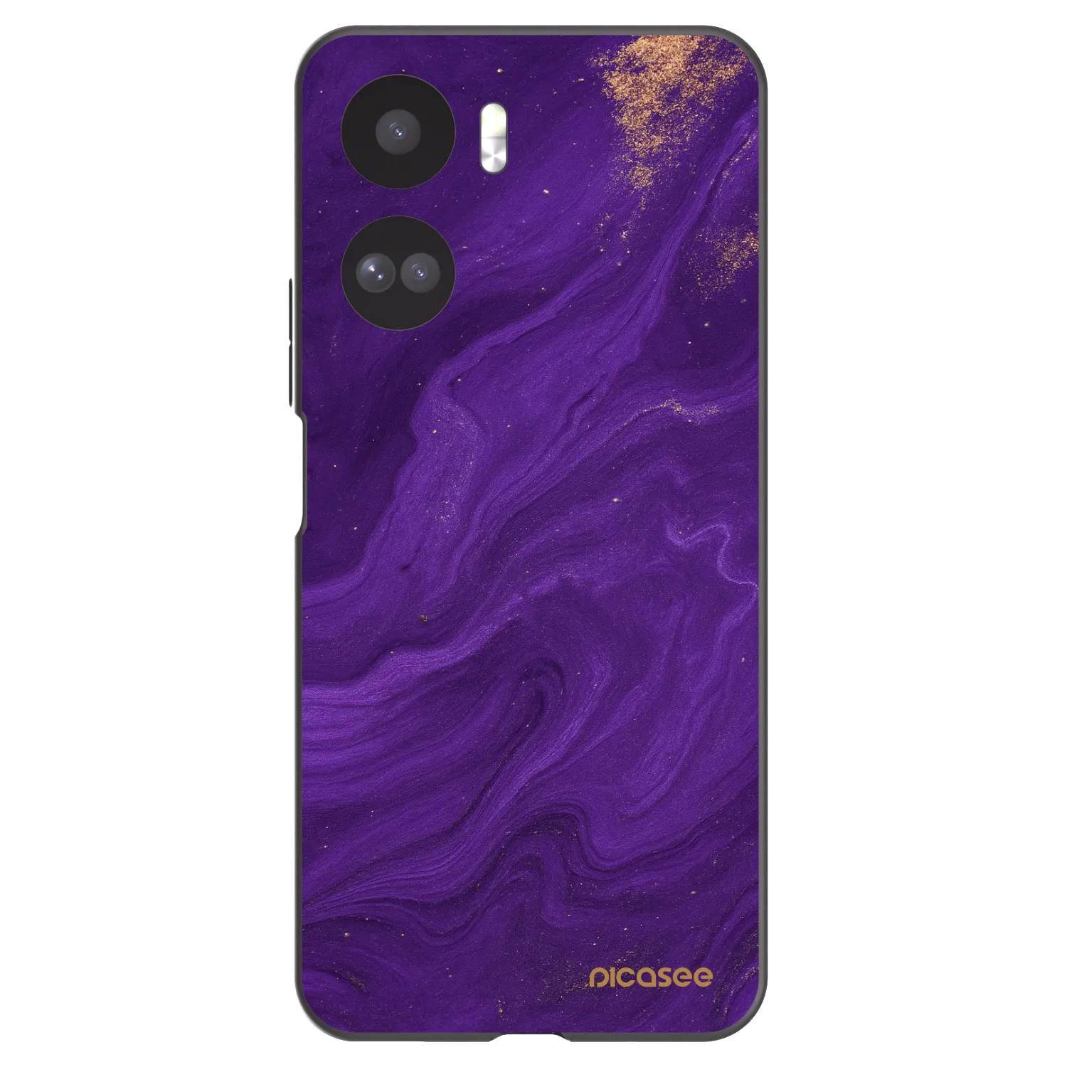 Picasee Honor 90 Lite 5G Hülle - Schwarzes Silikon - Purple