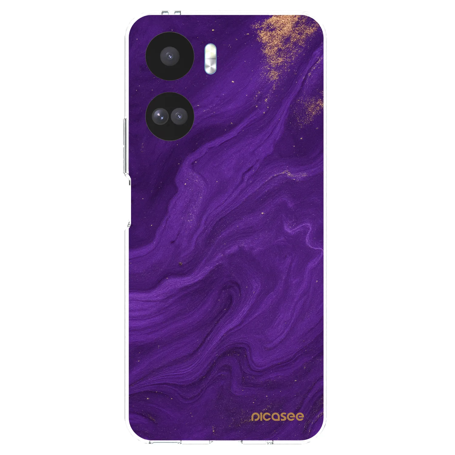Picasee Honor 90 Lite 5G Hülle - Transparentes Silikon - Purple