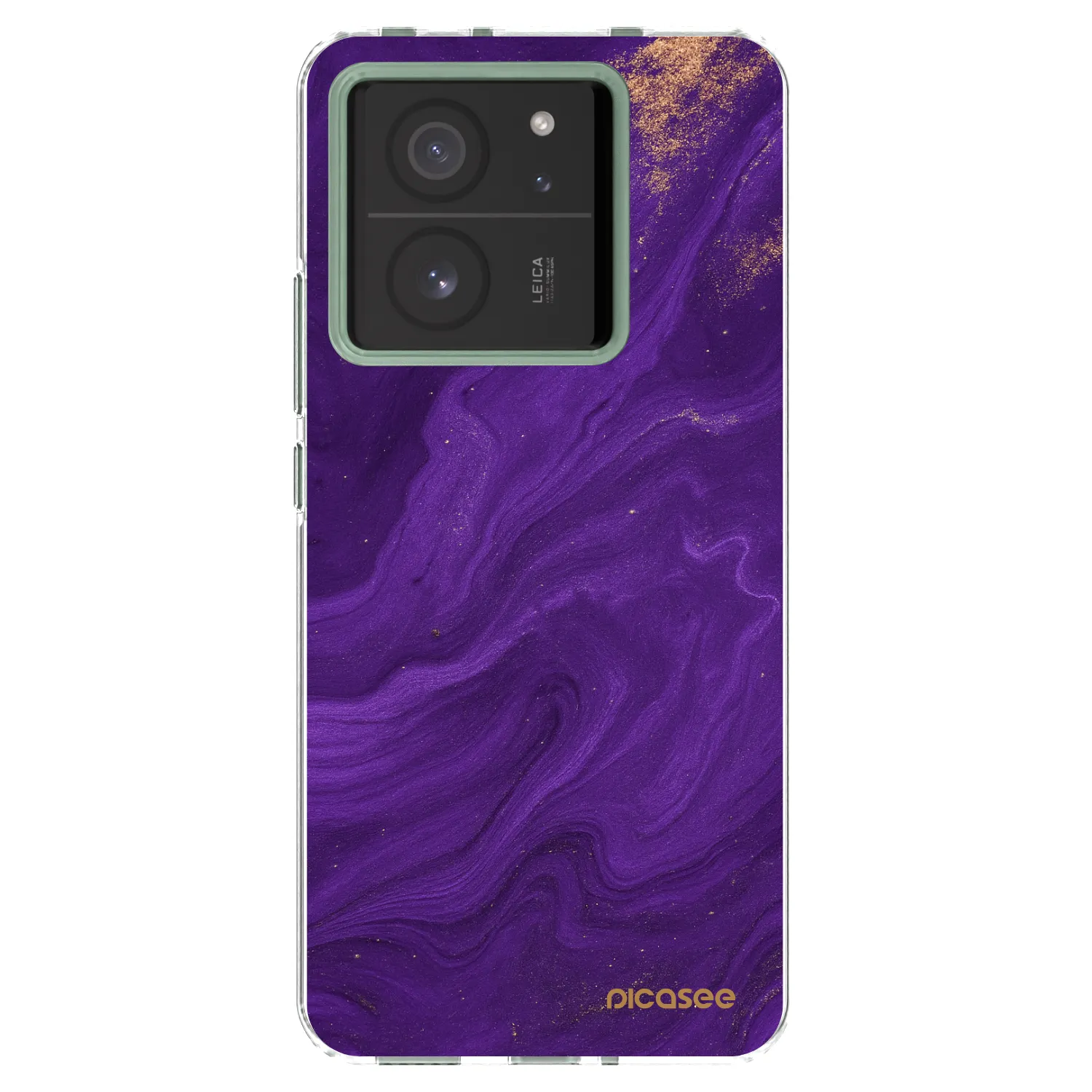Picasee Xiaomi 13T Pro Hülle - Transparentes Silikon - Purple