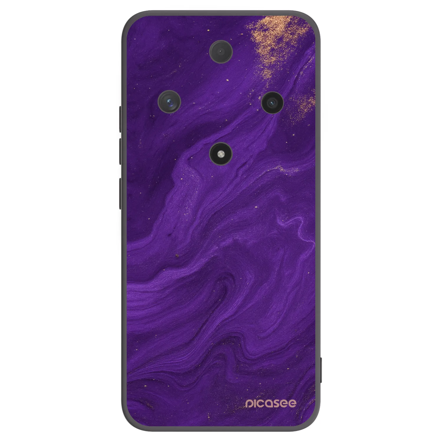 Picasee Honor Magic6 Lite 5G Hülle - Schwarzes Silikon - Purple