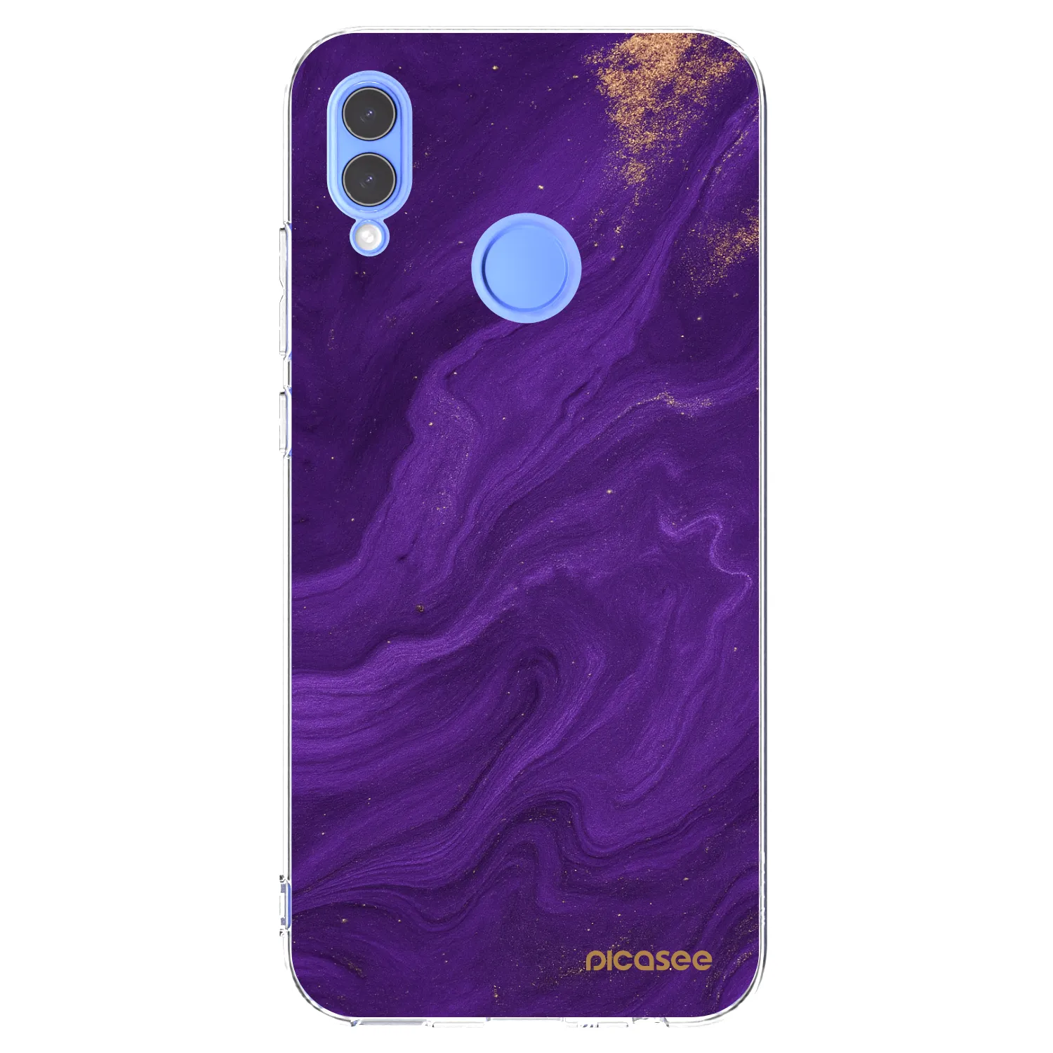 Picasee Honor 10 Lite Hülle - Transparentes Silikon - Purple