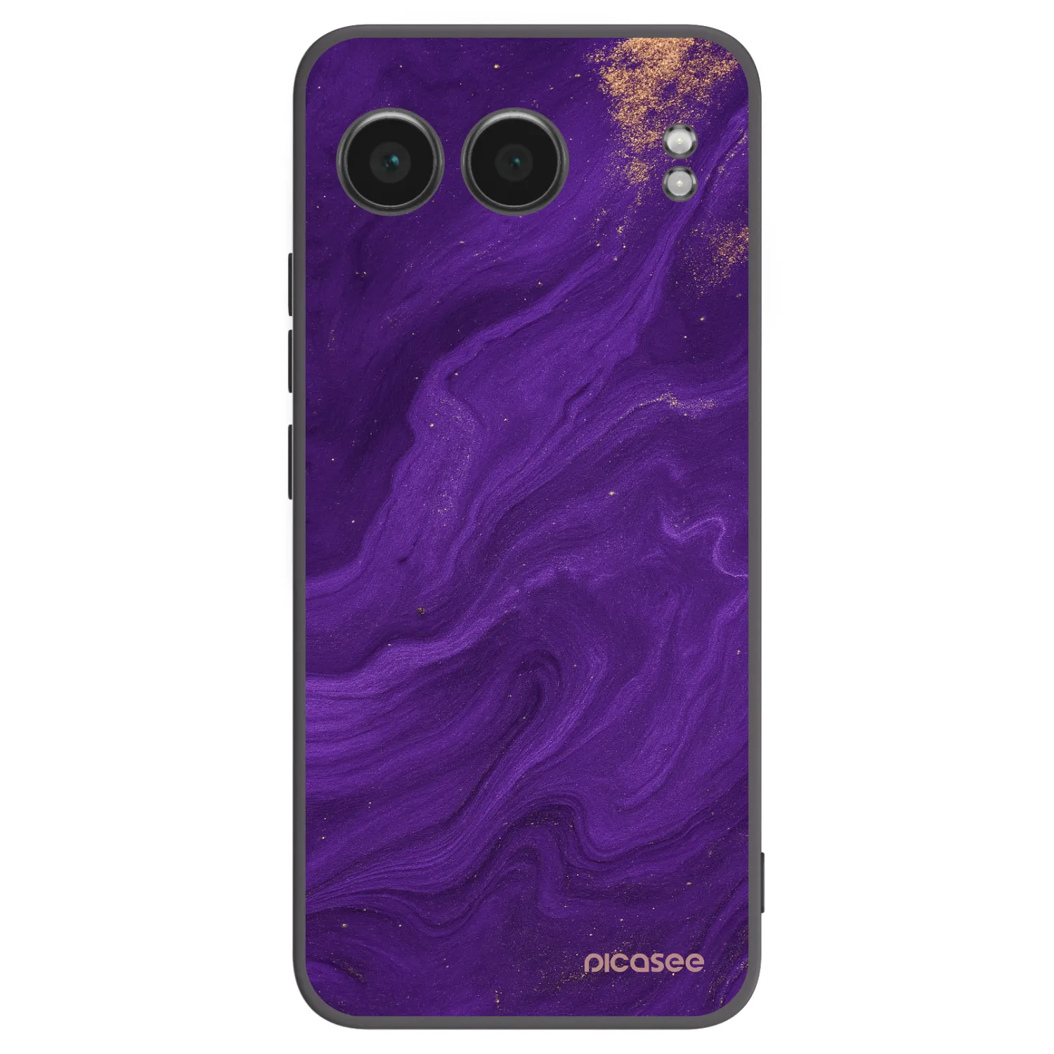 Picasee OnePlus Nord 4 Hülle - Schwarzes Silikon - Purple