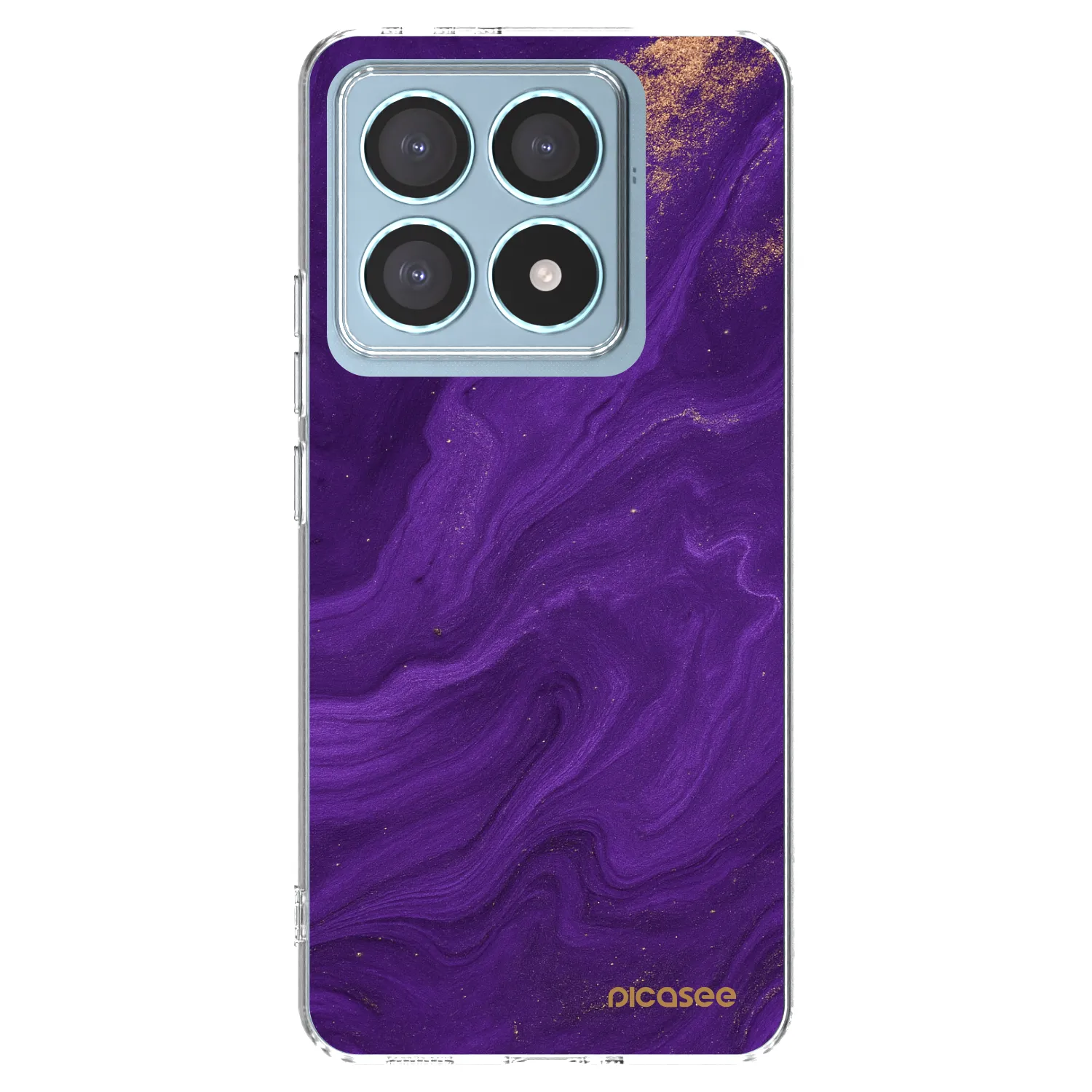 Picasee Xiaomi 14T Pro Hülle - Transparentes Silikon - Purple