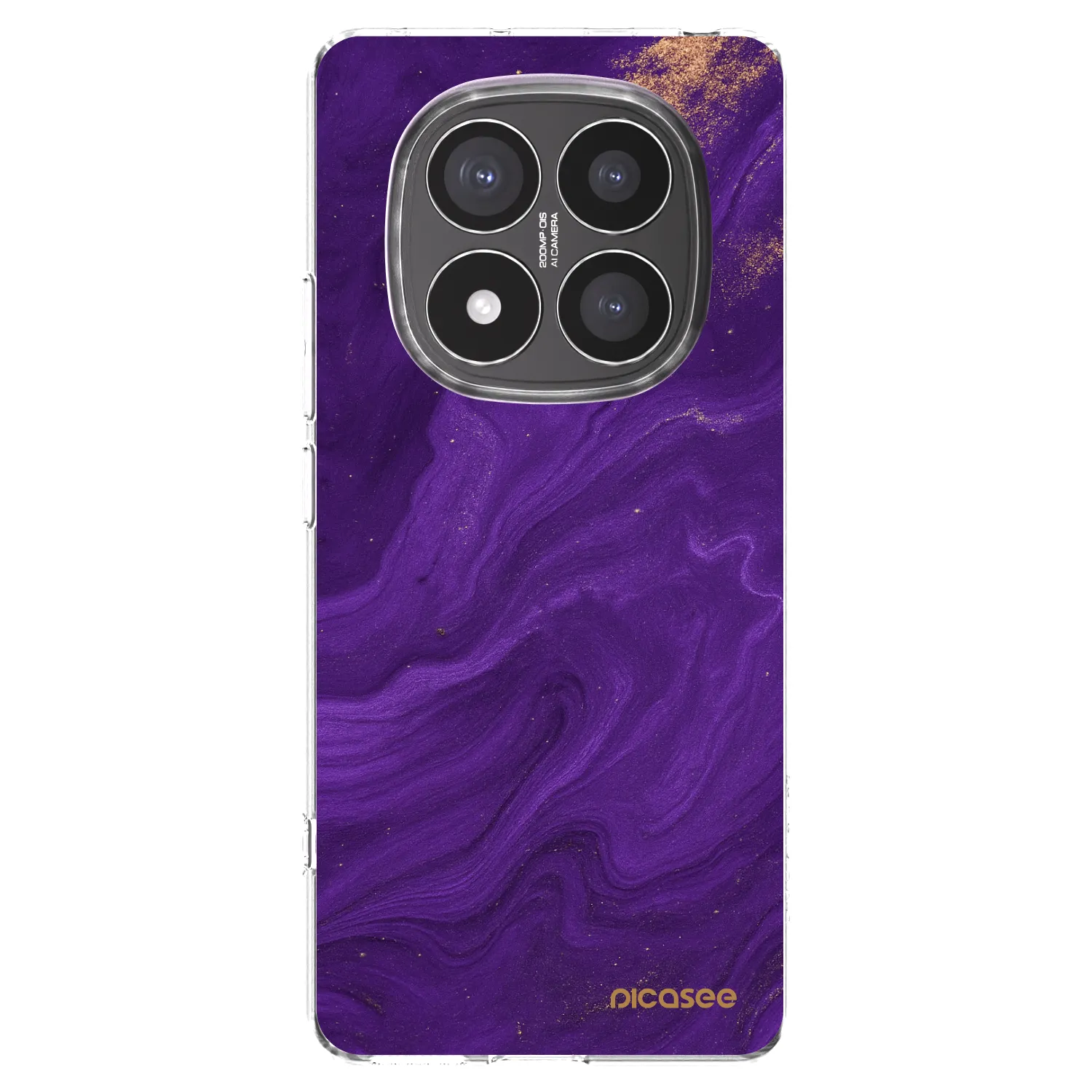 Picasee Xiaomi Redmi Note 14 Pro+ 5G Hülle - Transparentes Silikon - Purple