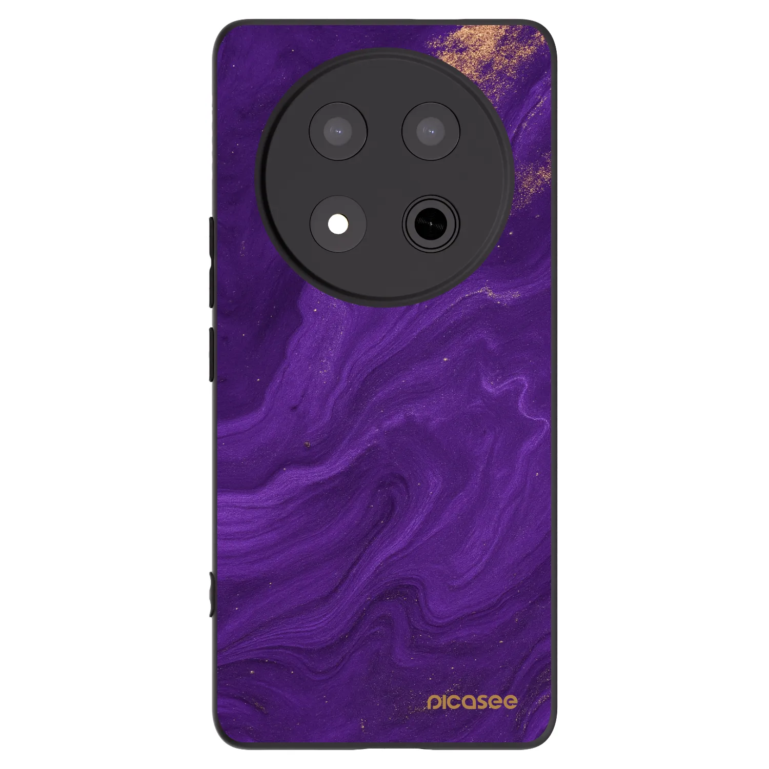 Picasee Honor Magic7 Lite 5G Hülle - Schwarzes Silikon - Purple