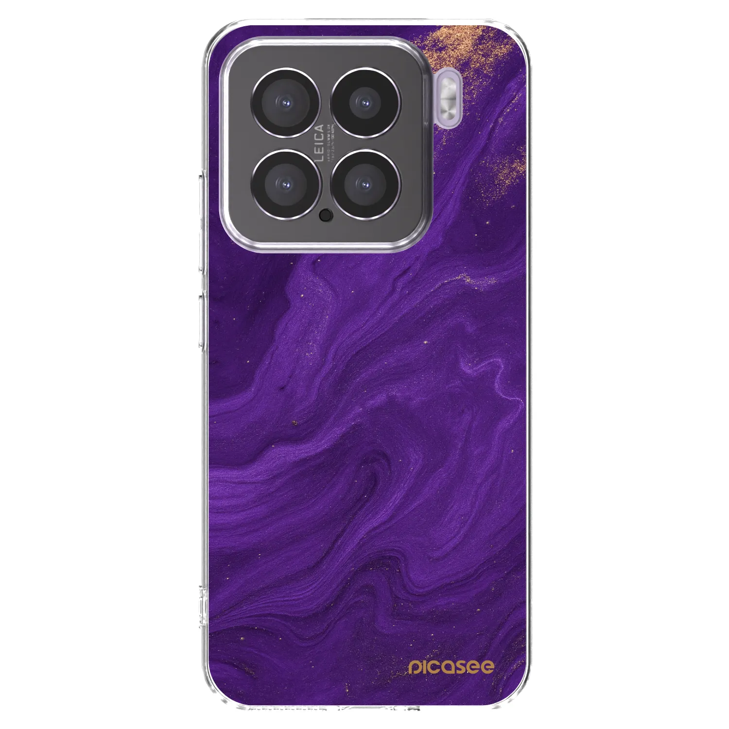 Picasee Xiaomi 15 Hülle - Transparentes Silikon - Purple