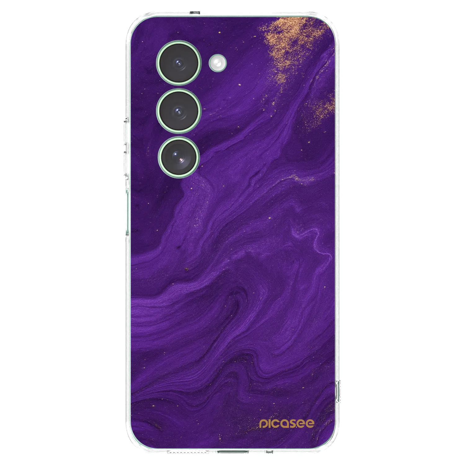 Picasee Xiaomi Redmi 15 5G Hülle - Transparentes Silikon - Purple