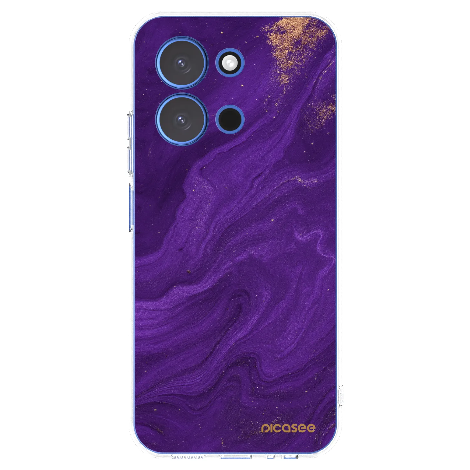 Picasee Xiaomi Redmi 15C 4G Hülle - Transparentes Silikon - Purple