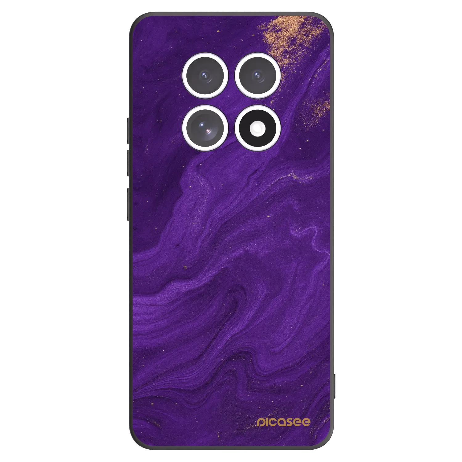 Picasee Xiaomi Redmi Note 15 Hülle - Schwarzes Silikon - Purple