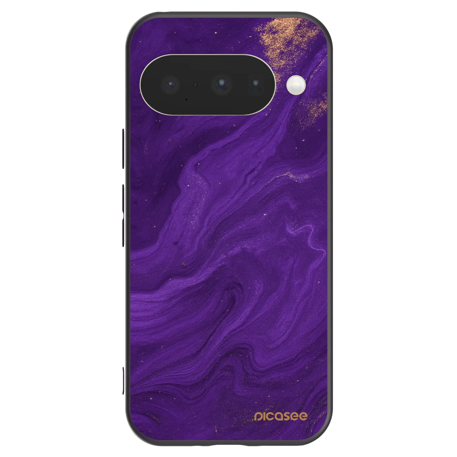 Picasee Google Pixel 10 Hülle - Schwarzes Silikon - Purple