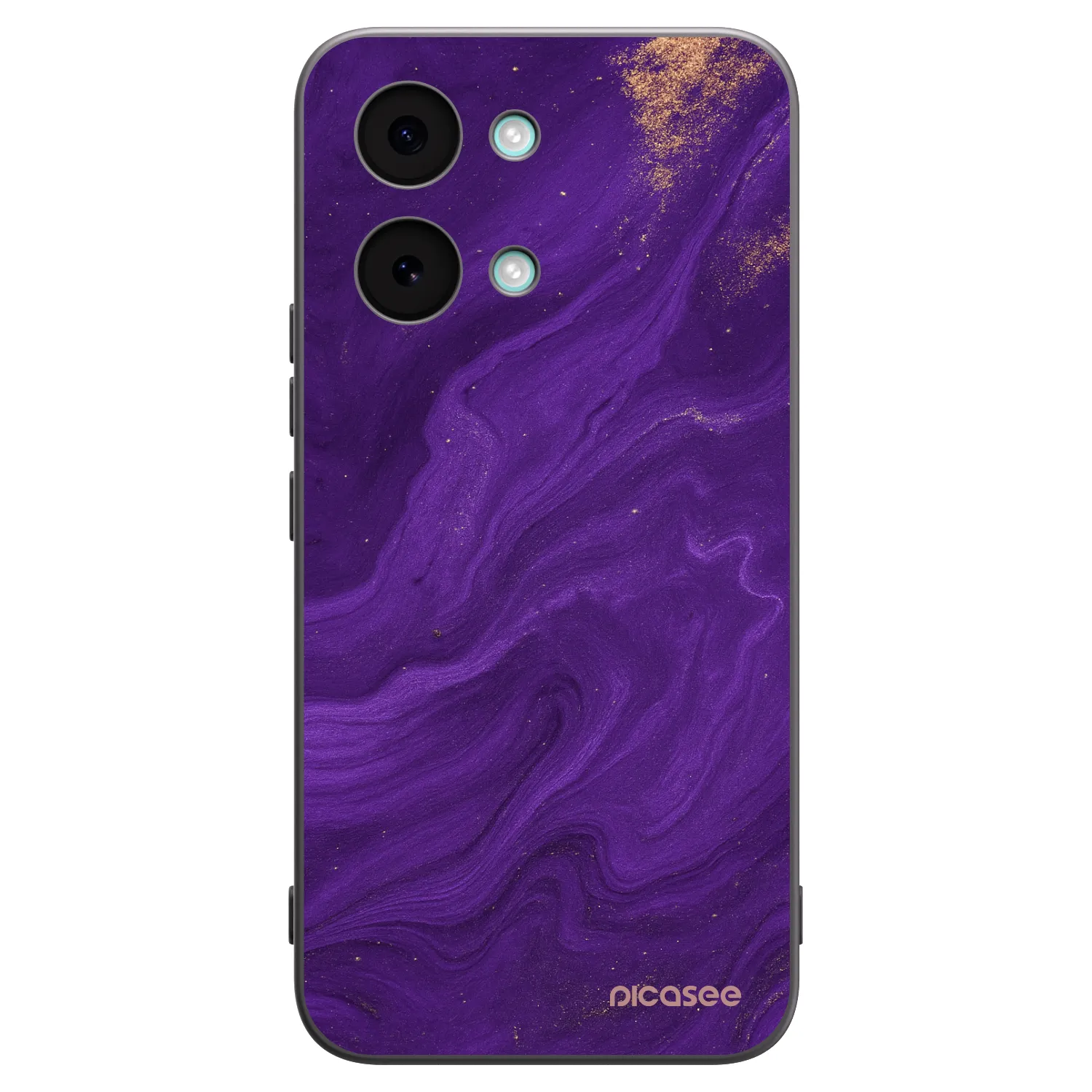 Picasee Xiaomi Poco X8 Pro Max Hülle - Schwarzes Silikon - Purple