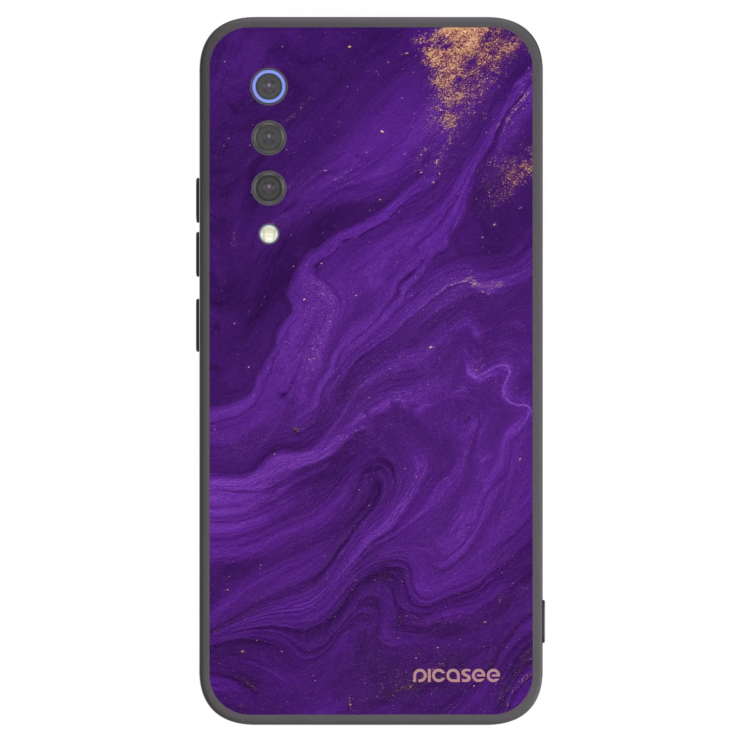 Picasee Xiaomi Mi 9 SE Hülle - Schwarzes Silikon - Purple
