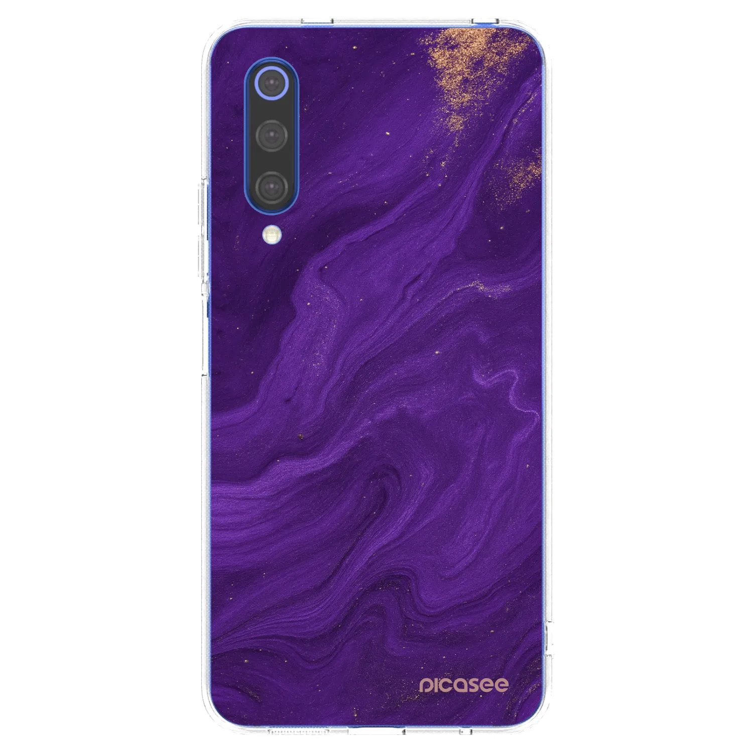 Picasee Xiaomi Mi 9 SE Hülle - Transparentes Silikon - Purple