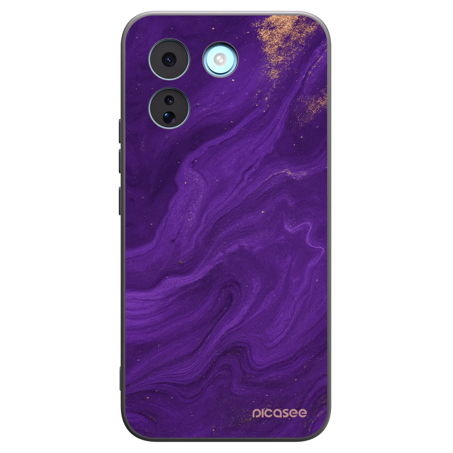 Picasee Xiaomi Redmi Note 17 Pro MAX 5G Hülle - Schwarzes Silikon - Purple
