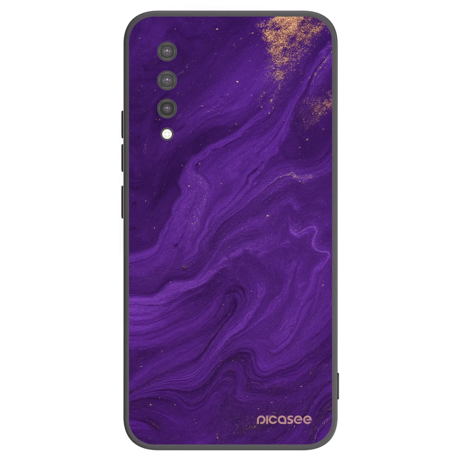 Picasee Xiaomi Mi 9 Lite Hülle - Schwarzes Silikon - Purple