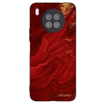 Picasee Huawei Nova 8i Hülle - Schwarzes Silikon - Red