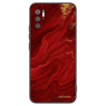 Picasee Xiaomi Poco M3 Pro 5G Hülle - Schwarzes Silikon - Red