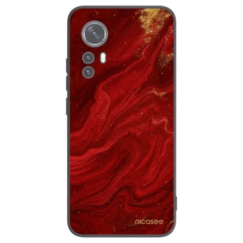 Picasee Xiaomi 12X Hülle - Schwarzes Silikon - Red