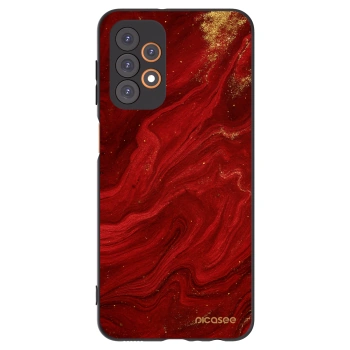 Picasee Samsung Galaxy A23 A236B 5G Hülle - Schwarzes Silikon - Red