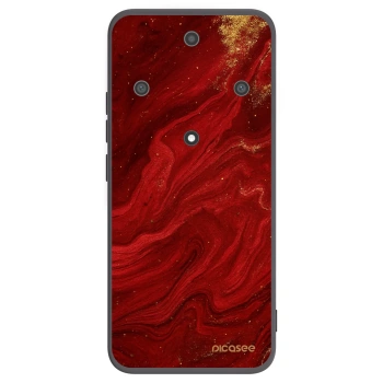 Picasee Honor Magic5 Lite 5G Hülle - Schwarzes Silikon - Red
