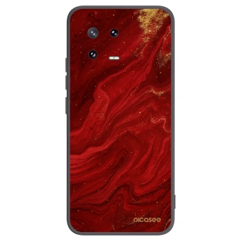 Picasee Xiaomi 13 Pro Hülle - Schwarzes Silikon - Red