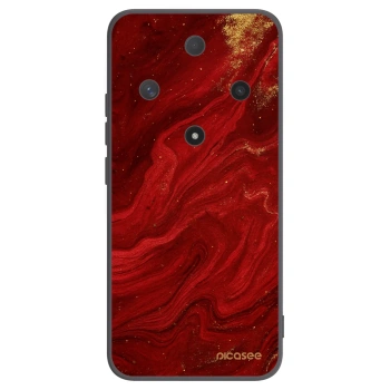 Picasee Honor Magic6 Lite 5G Hülle - Schwarzes Silikon - Red