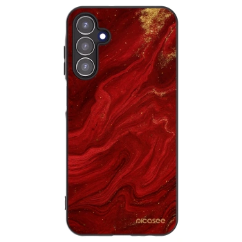 Picasee Samsung Galaxy A15 A156B 5G Hülle - Schwarzes Silikon - Red