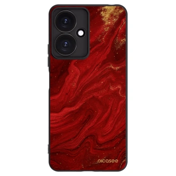 Picasee Xiaomi Redmi 13C 5G Hülle - Schwarzes Silikon - Red