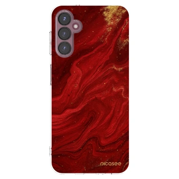 Picasee Samsung Galaxy A05s A057G Hülle - Transparentes Silikon - Red