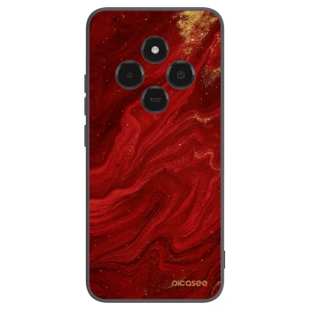 Picasee Xiaomi Poco C75 Hülle - Schwarzes Silikon - Red