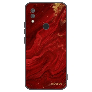 Picasee Xiaomi Redmi 7 Hülle - Schwarzes Silikon - Red