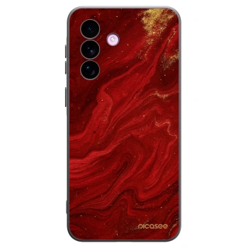 Picasee Samsung Galaxy A57 5G Hülle - Schwarzes Silikon - Red