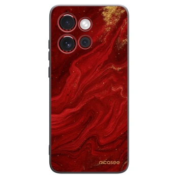 Picasee Motorola Edge 60 Neo 5G Hülle - Schwarzes Silikon - Red