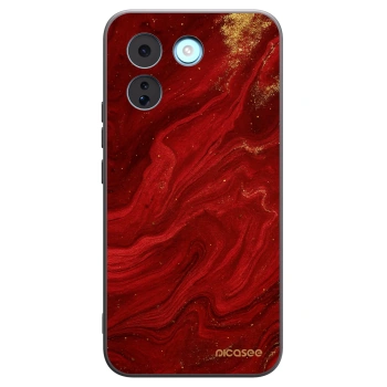 Picasee Xiaomi Redmi Note 17 Pro MAX 5G Hülle - Schwarzes Silikon - Red