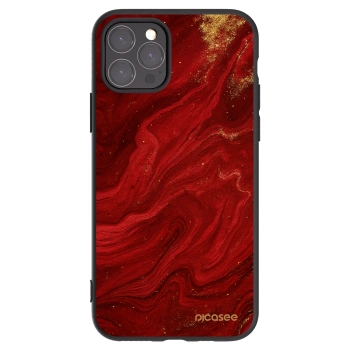 Picasee Apple iPhone 11 Pro Hülle - Schwarzes Silikon - Red