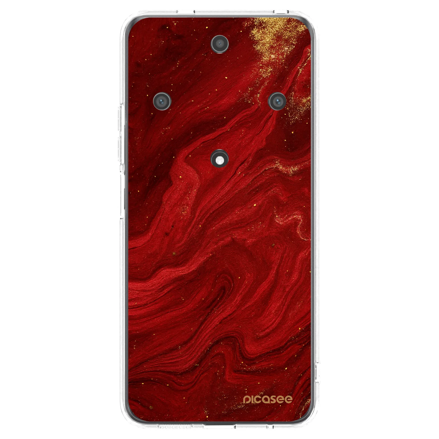 Picasee Honor Magic5 Lite 5G Hülle - Transparentes Silikon - Red
