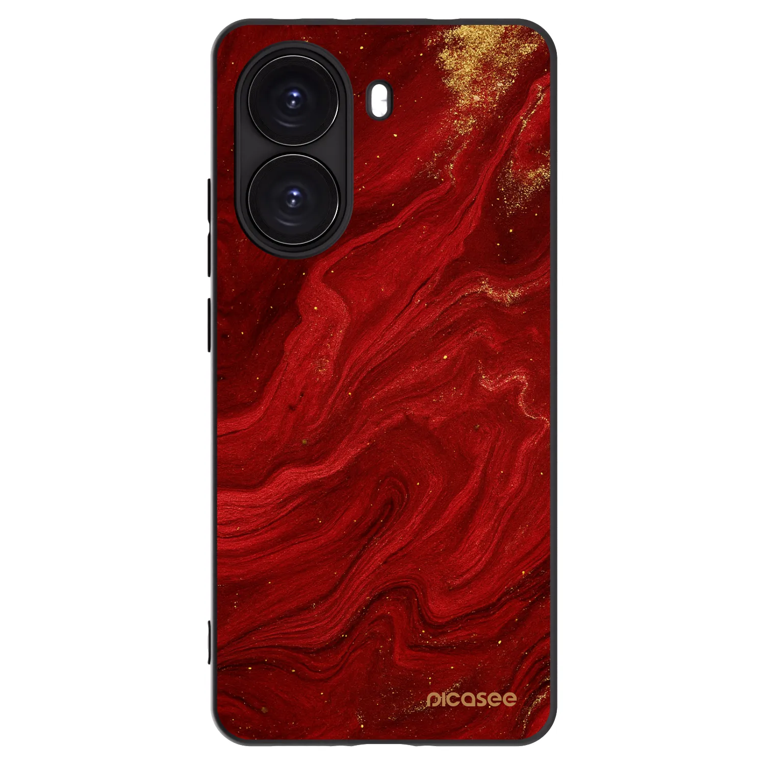 Picasee Xiaomi Poco X7 Pro 5G Hülle - Schwarzes Silikon - Red