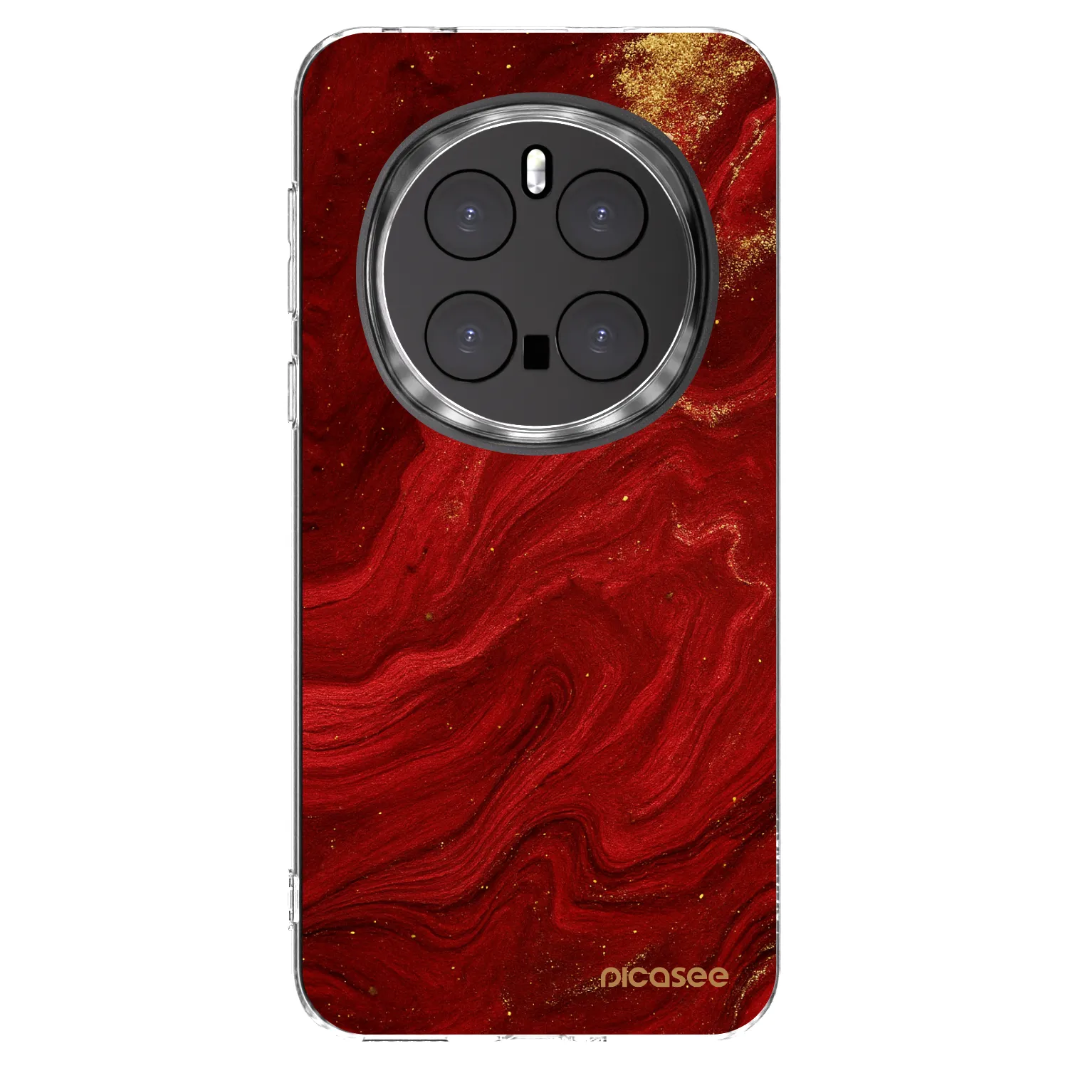 Picasee Honor Magic7 Pro 5G Hülle - Transparentes Silikon - Red