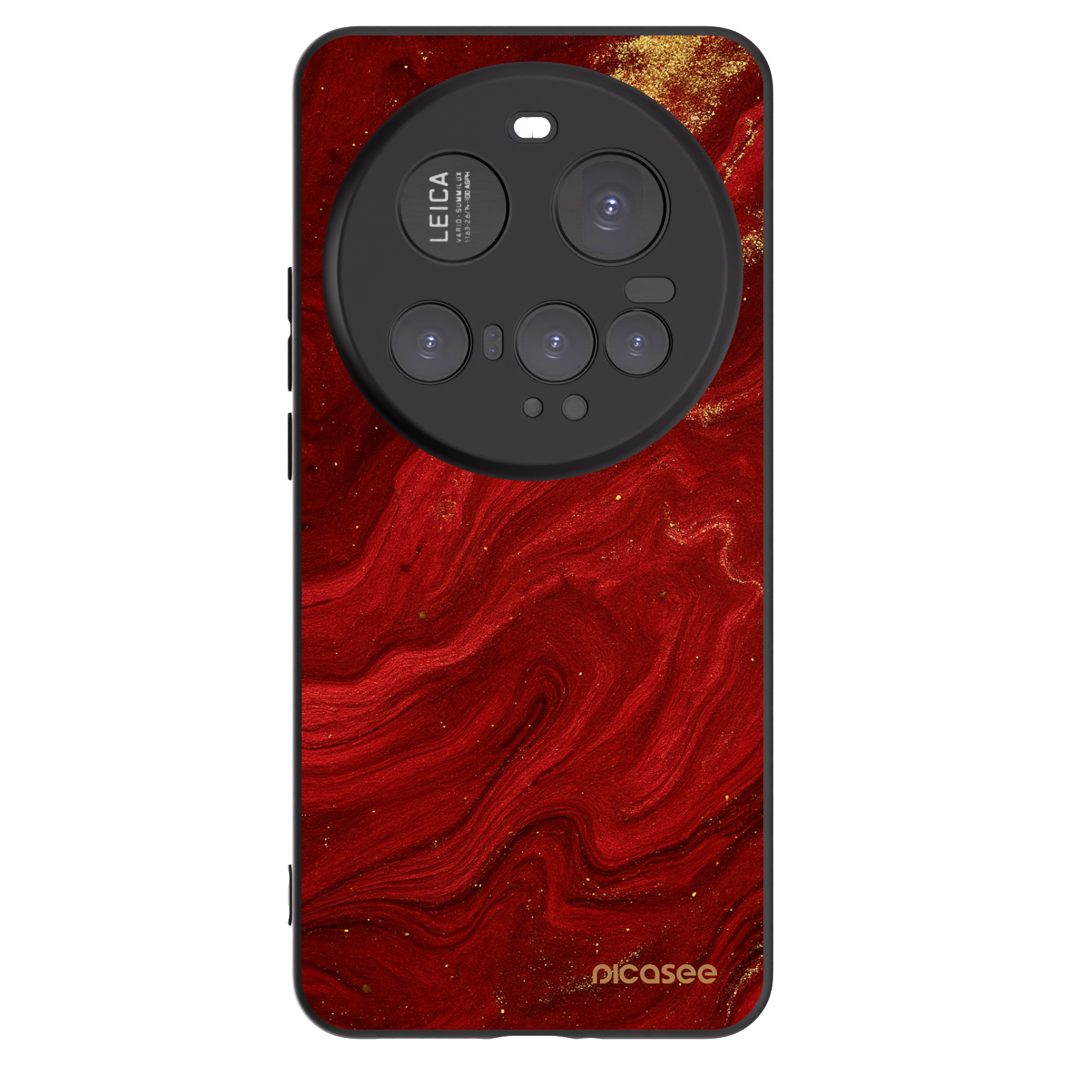 Picasee Xiaomi 15 Ultra Hülle - Schwarzes Silikon - Red