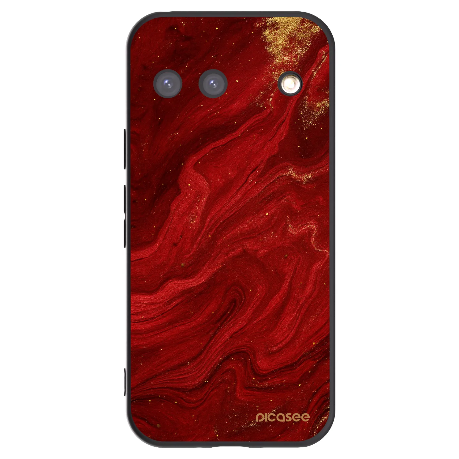 Picasee Google Pixel 9 Hülle - Schwarzes Silikon - Red