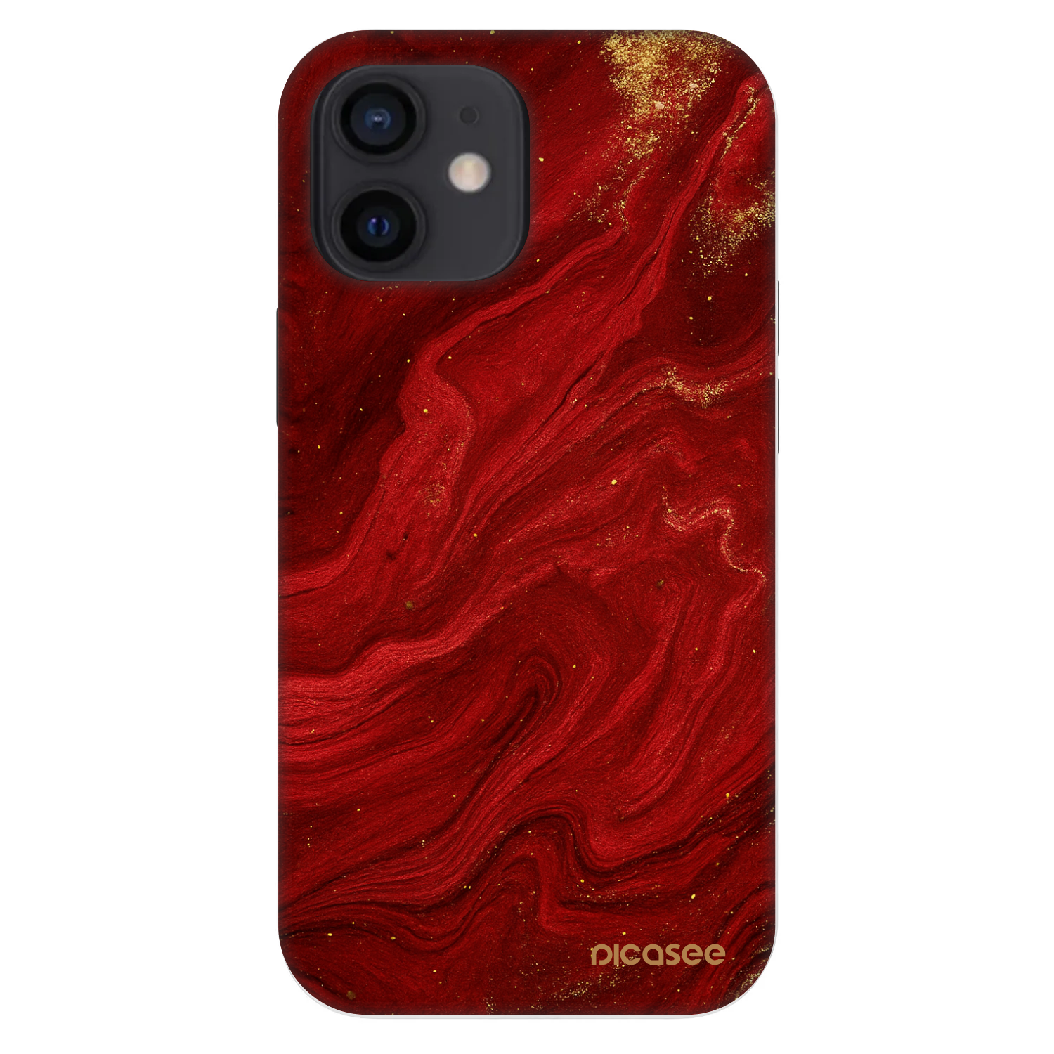 Picasee Fashion Case für Apple iPhone 12 mini - Red