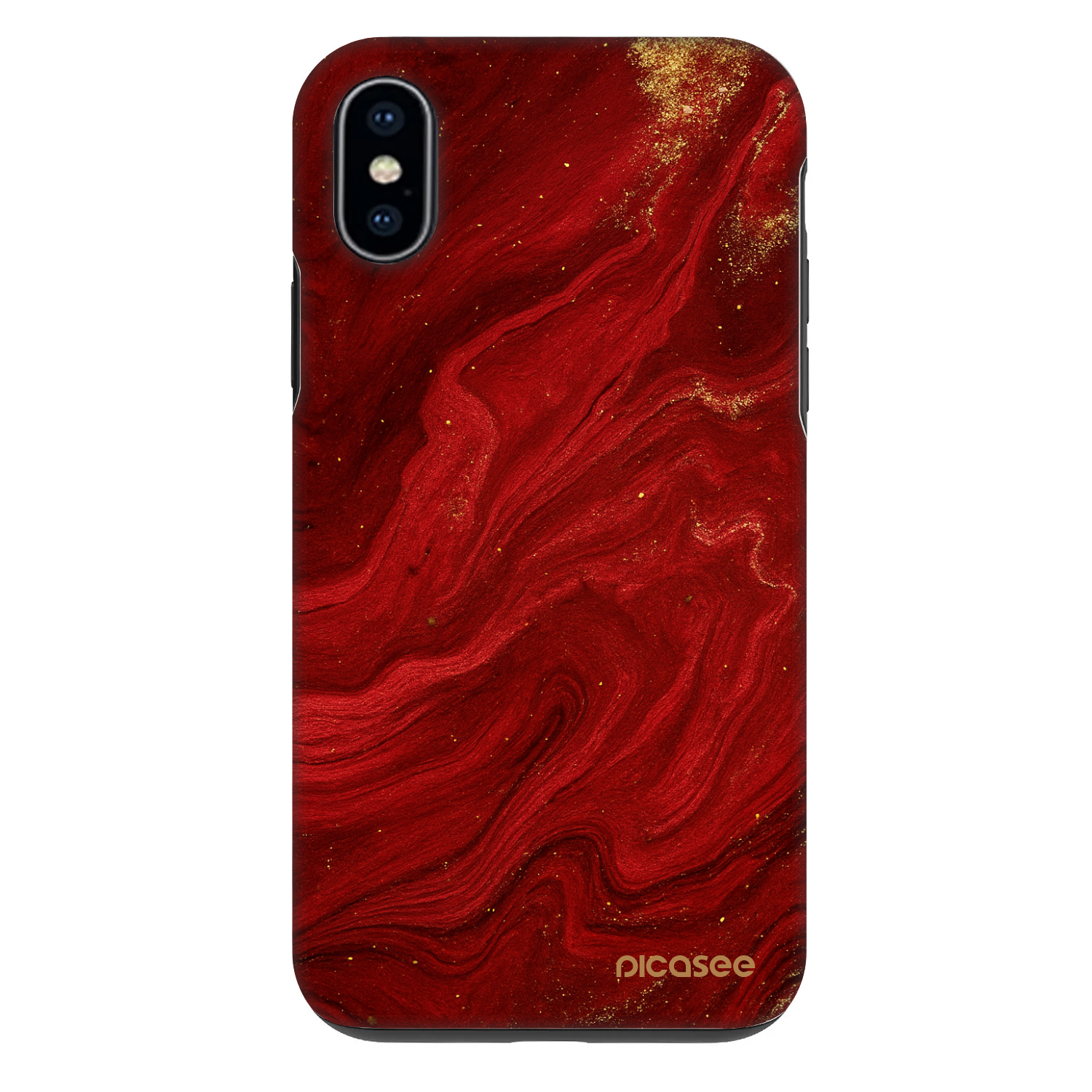 Picasee Fashion Case für Apple iPhone X/XS - Red