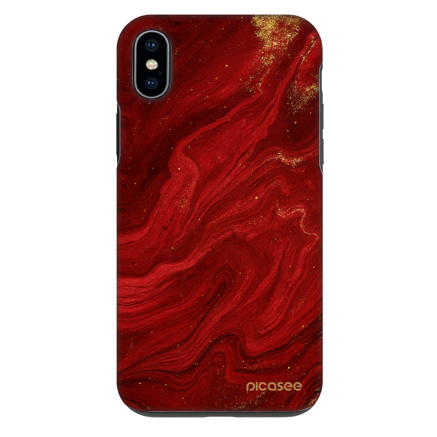 Picasee Fashion Case für Apple iPhone XS Max - Red