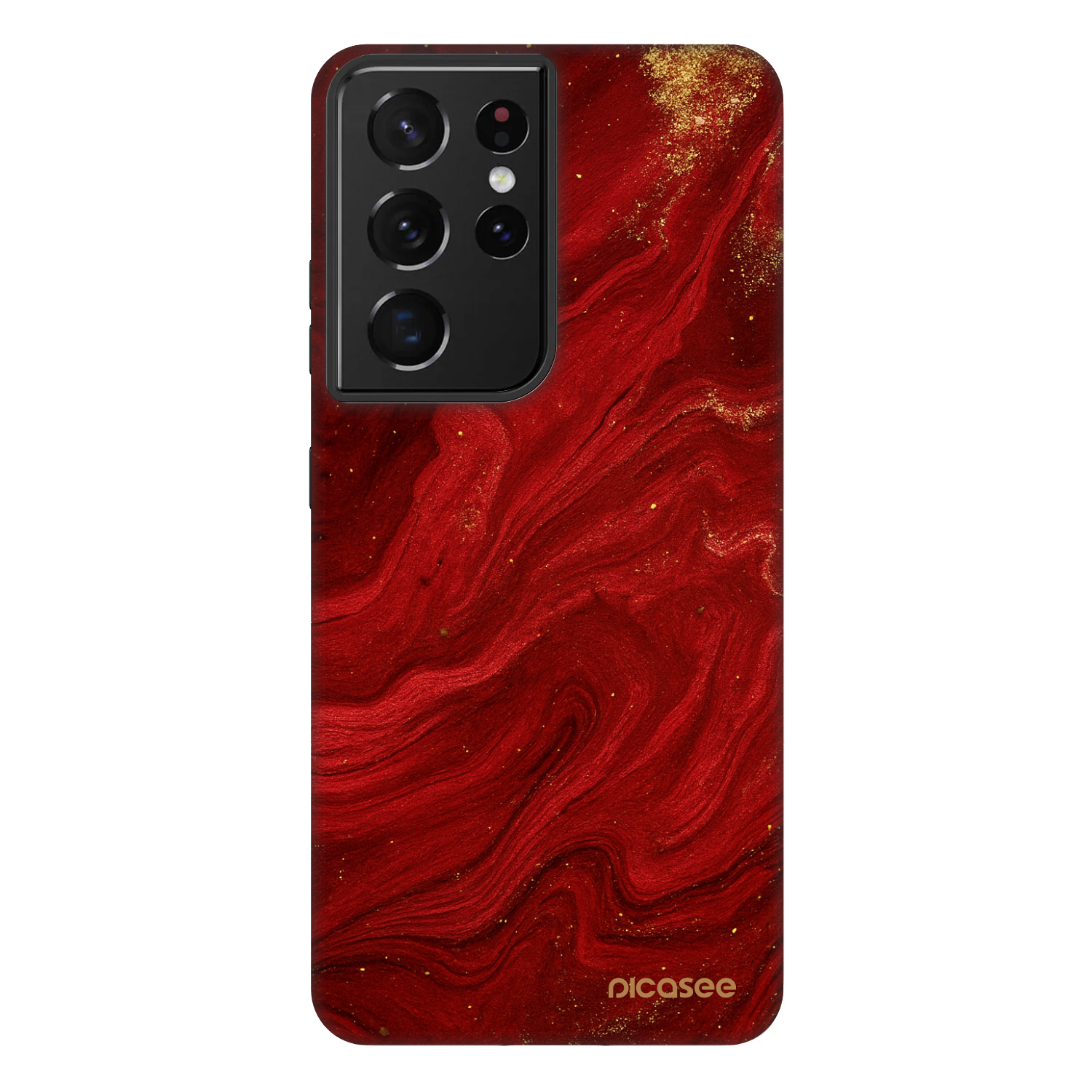 Picasee Fashion Case für Samsung Galaxy S21 Ultra 5G G998B - Red