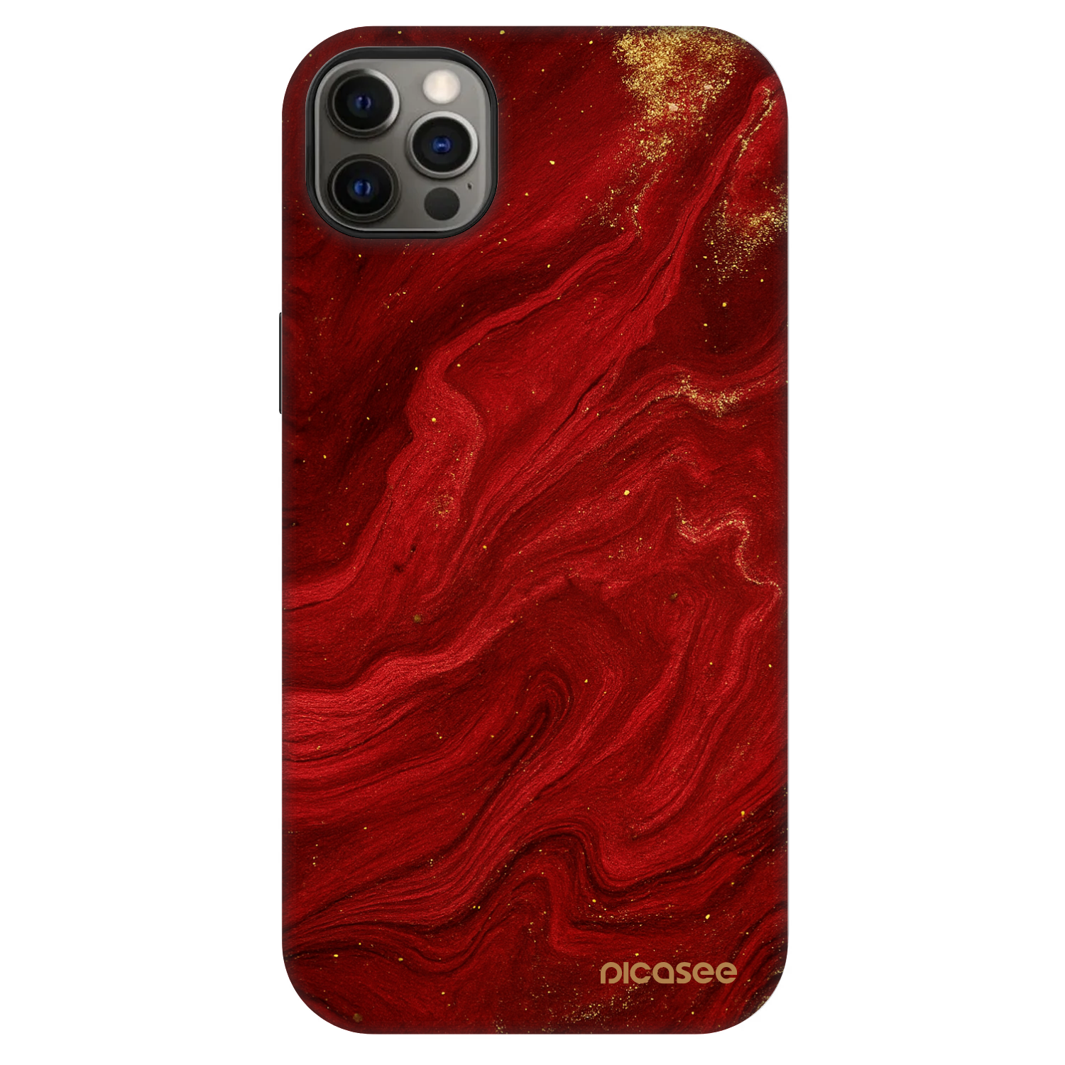 Picasee Fashion Case MagSafe für Apple iPhone 12 Pro Max - Red